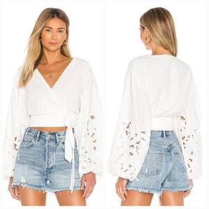 Tularosa Kian Top in White Medium